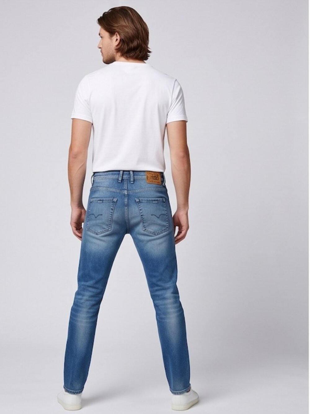 Diesel Jeans Mens Blue Belther-R Button Fly Distressed 28 x 32 - Picture 2 of 10